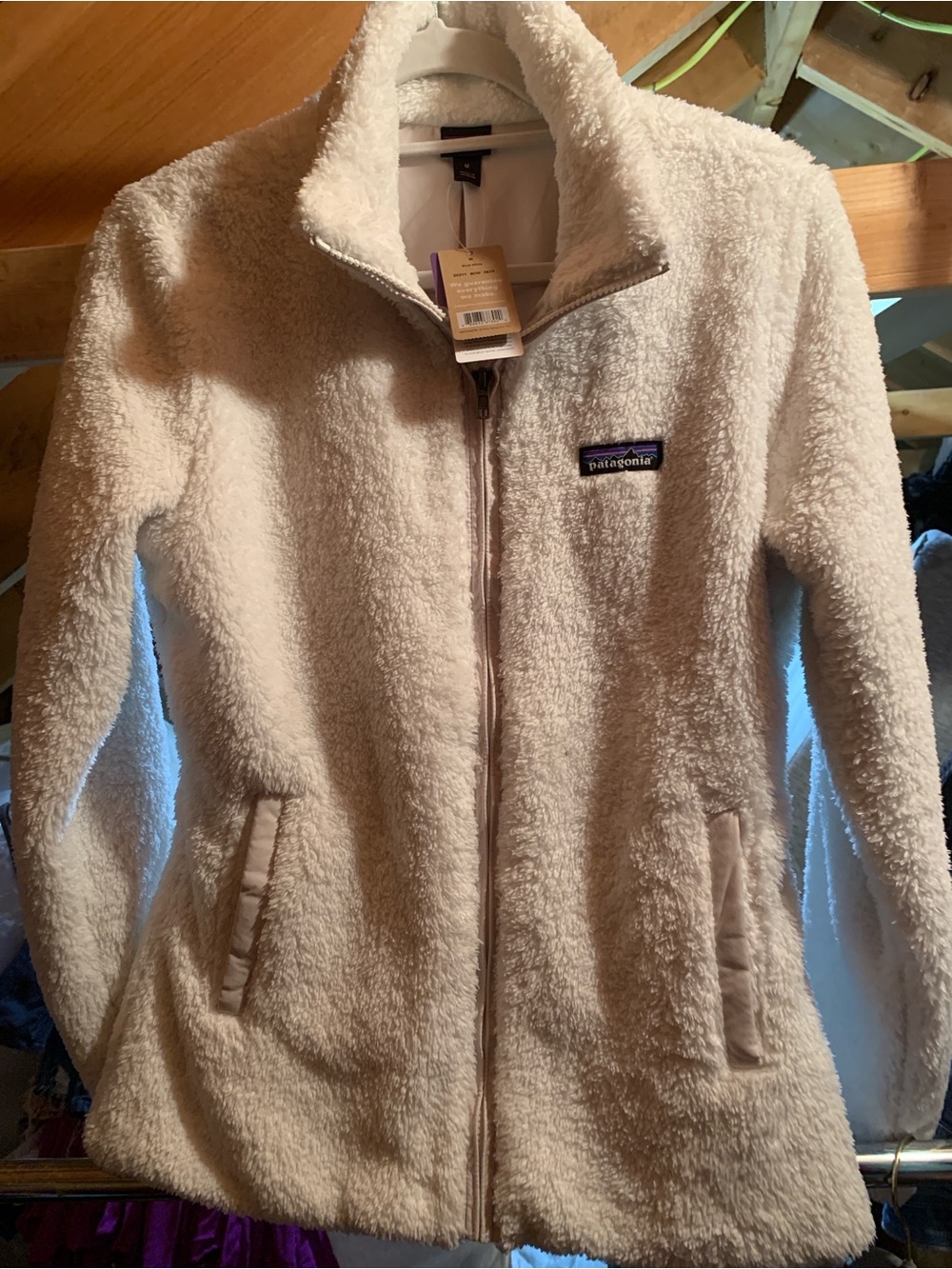Patagonia Women's Cream Sherpa Full-Zip Jacket